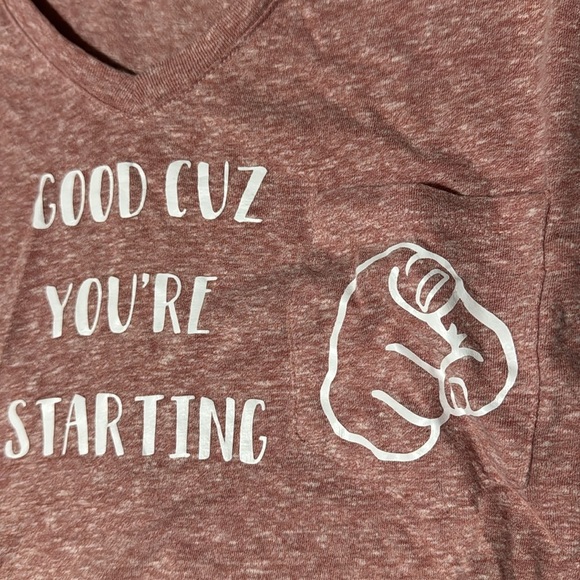 Universal Thread Pink and White Short Sleeve Tee - Picture 3 of 3